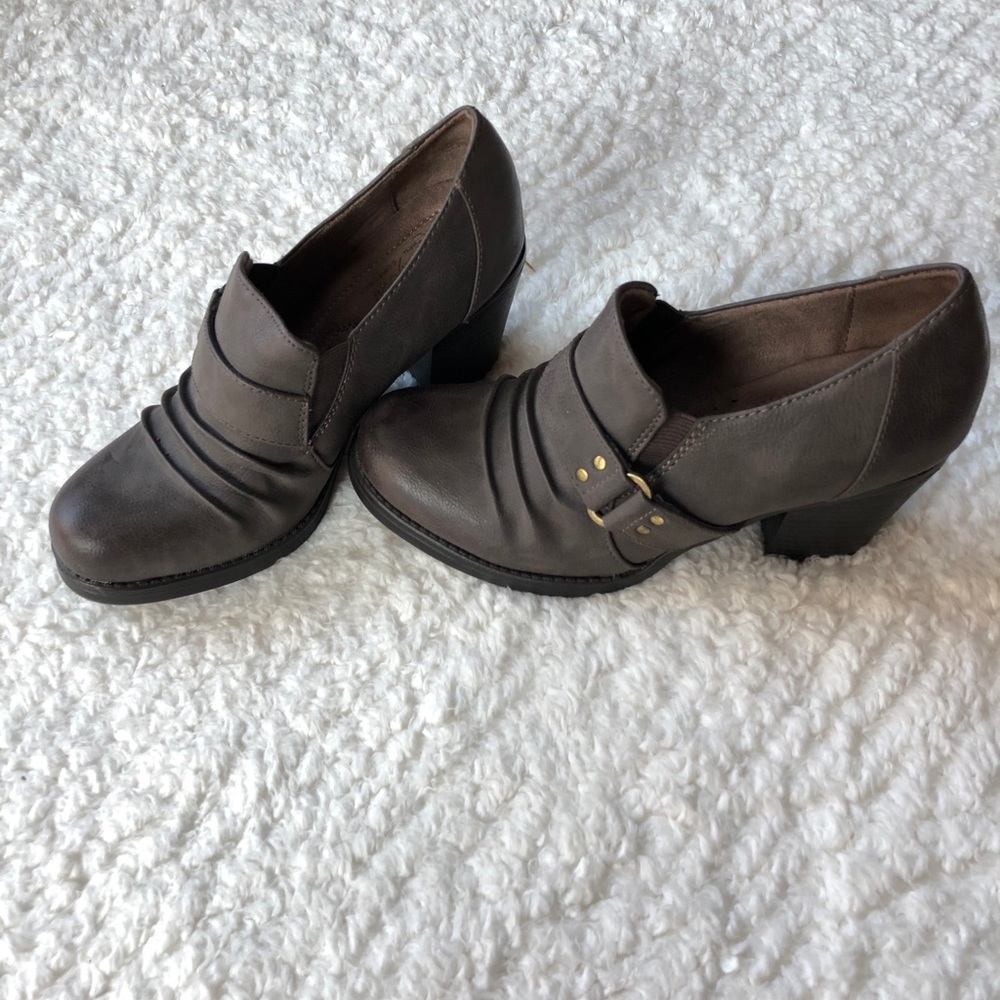 Natural Soul Comfort Brown Booties Size Small 6M